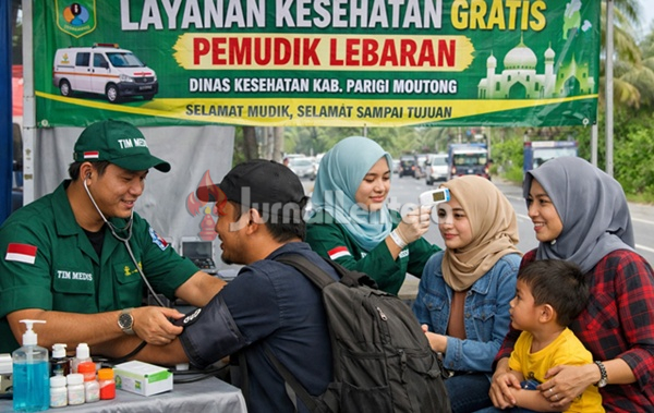 Gratis! Dinkes Parigi Moutong Sediakan Layanan Kesehatan bagi Pemudik Lebaran