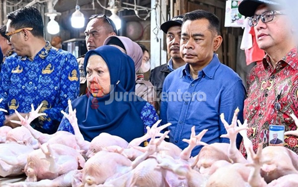 Sidak Pasar Jelang Lebaran, Pemprov Sulteng Pastikan Stok Pangan Aman