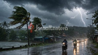 BPBD Ingatkan Ancaman Hujan dan Angin Kencang di Sejumlah Wilayah Parigi Moutong