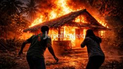 Diduga Korsleting Listrik, Rumah di Parigi Moutong Ludes Dilalap Api