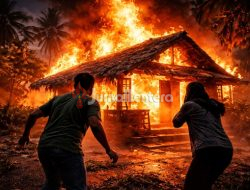 Diduga Korsleting Listrik, Rumah di Parigi Moutong Ludes Dilalap Api