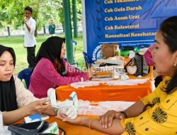 Antusias! Warga Padati Cek Kesehatan Gratis di Peringatan HUT Parigi Moutong