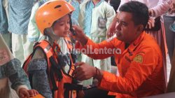 Belajar Sambil Bermain, Puluhan Anak TK Kunjungi Basarnas