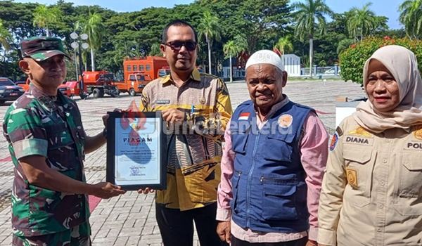 Dinas TPHP Parigi Moutong Raih Penghargaan atas Peran Tangani Karhutla