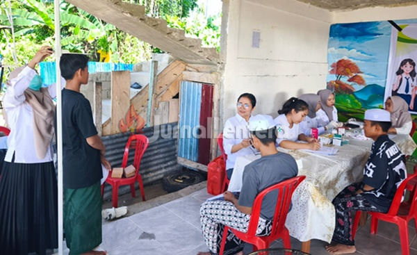 Cegah Anemia Sejak Dini, Ratusan Santri Ikut Aksi Bergizi di Parigi Moutong