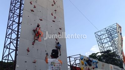 Seleksi O2SN Rayon II Cabang Olahraga Panjat Tebing di Parigi Moutong Diikuti Belasan Siswa
