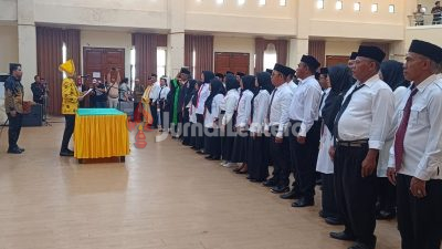101 Kepala Sekolah di Parigi Moutong Dilantik