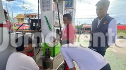 Satreskrim Polres Parigi Moutong Sidak Dua SPBU