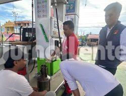 Satreskrim Polres Parigi Moutong Sidak Dua SPBU