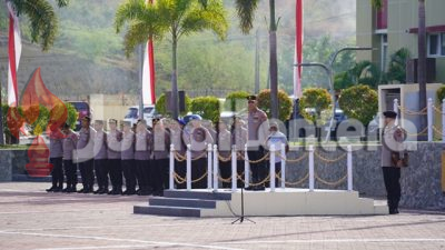 Apel Perdana Kapolda Sulteng, Brigjen Nasri Tekankan Polisi Humanis
