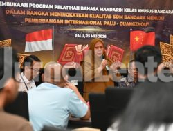 Penerbangan Palu-Guangzhou Segera Dibuka, Petugas Bandara Dilatih Bahasa Mandarin