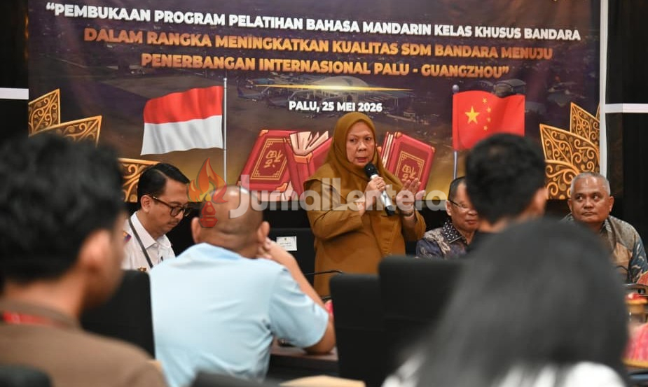 Penerbangan Palu-Guangzhou Segera Dibuka, Petugas Bandara Dilatih Bahasa Mandarin