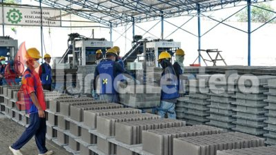 Lapas Tangerang Bikin Terobosan, Limbah Batu Bara Disulap Jadi Beton Berkualitas