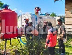 BPBD Parigi Moutong Salurkan Air Bersih ke 70 KK dan Kebut Normalisasi Sungai Pascabanjir