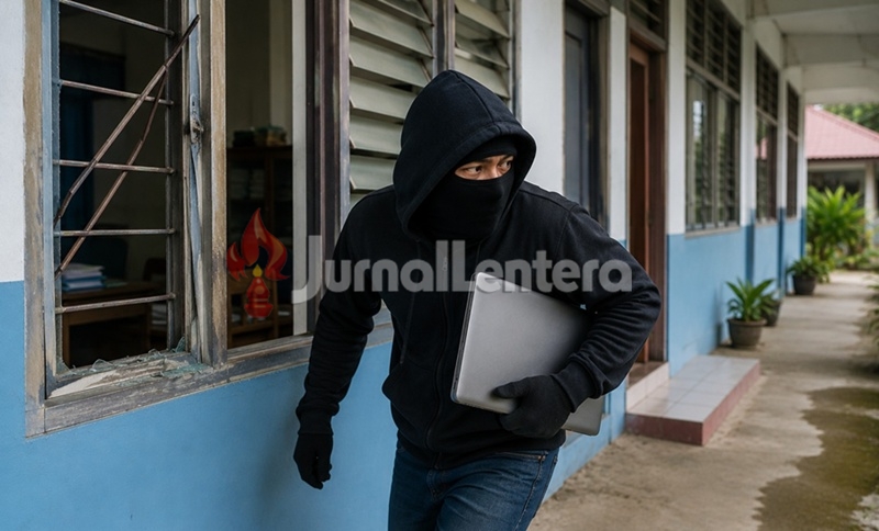 Bobol Gedung Sekolah, Pria di Banggai Gasak Barang Elektronik Bernilai Puluhan Juta