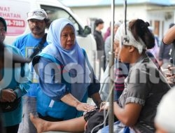 Wagub Sulteng Pantau Langsung Penanganan Korban Pascagempa Magnitudo 6,7 di Palu dan Sigi