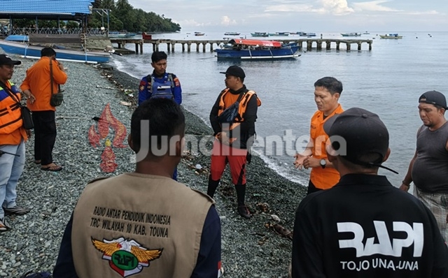 Nelayan yang Hilang di Perairan Tojo Una-Una Masih Dalam Pencarian Tim SAR Gabungan