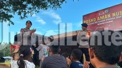 Brimob Polda Sulteng Berikan Trauma Healing Anak-anak Korban Gempa di Buol