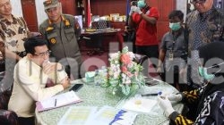 Bupati, Wabup, dan Sekda Parigi Moutong Kompak Tes Urine