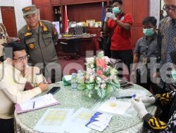 Bupati, Wabup, dan Sekda Parigi Moutong Kompak Tes Urine