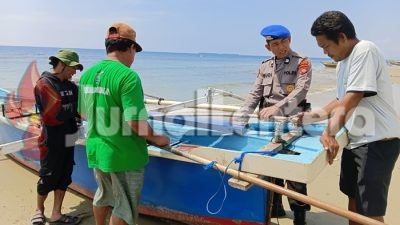 Satpolairud Polres Parigi Moutong Imbau Nelayan Waspadai Cuaca Ekstrem