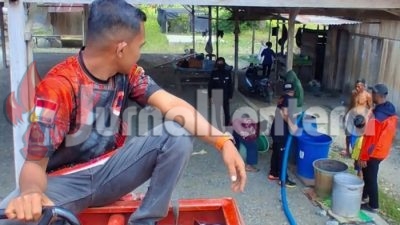 BPBD Intensifkan Penyaluran Air Bersih Warga Sausu Taliabo Parigi Moutong