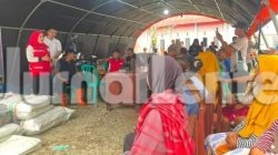 PMI Parigi Moutong Salurkan Bantuan dan Siagakan Relawan
