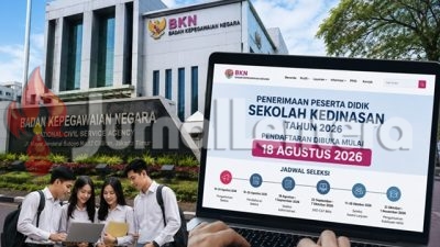 BKN Umumkan Jadwal Pendaftaran Sekolah Kedinasan 2026 Dibuka 18 Agustus
