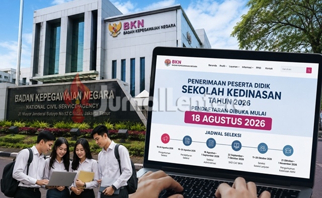 BKN Umumkan Jadwal Pendaftaran Sekolah Kedinasan 2026 Dibuka 18 Agustus