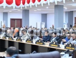 Rapat Paripurna DPRD, Pemprov Sulteng Paparkan Kabar Baik Pertumbuhan Ekonomi Daerah