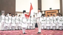 Gubernur Sulteng Ingatkan Makna Merah dan Putih saat Melantik 69 Paskibraka