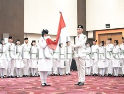 Gubernur Sulteng Ingatkan Makna Merah dan Putih saat Melantik 69 Paskibraka