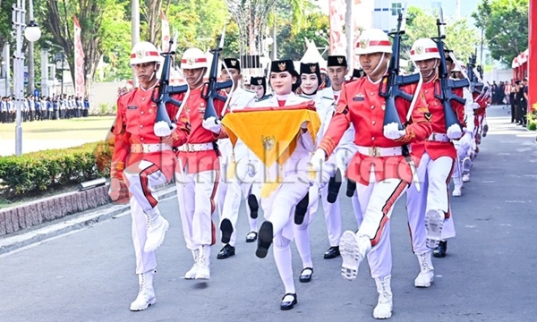 Paskibraka “Pasukan Nusa” Jadi Perhatian di Upacara HUT ke-81 RI di Sulteng
