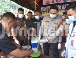 Polisi Musnahkan Ratusan Gram Sabu dari Pengungkapan Empat Kasus di Morowali Utara