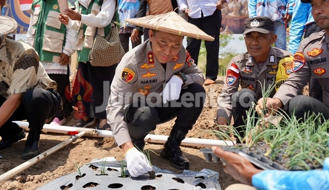 Polda Sulteng Siapkan 12,2 Hektare Lahan untuk Program Swasembada Bawang Putih