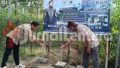 RST Minta Warga Rawat dan Jaga Sarana Air Bersih di Jono Kalora Usai Diresmikan