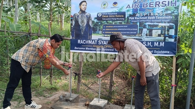RST Minta Warga Rawat dan Jaga Sarana Air Bersih di Jono Kalora Usai Diresmikan